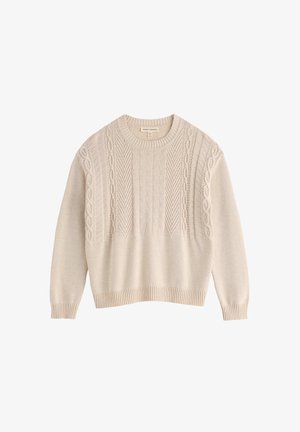 Seasalt Cornwall, SEASALT CORNWALL APPLEWOOD JUMPER - Πουλόβερ - natural - aran