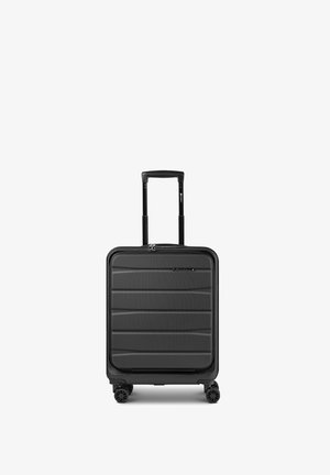FRANKY, MUNICH 4.0 4 ROLLEN KABINENTROLLEY 55 CM LAPTOPFACH MIT DEHNFALTE UNISEX - Trolley - black dull