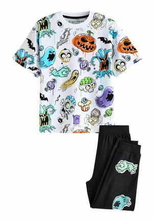 REGULAR FIT - Pyjama - white black halloween