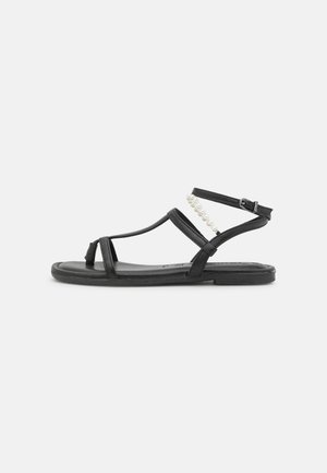 T-bar sandals - black