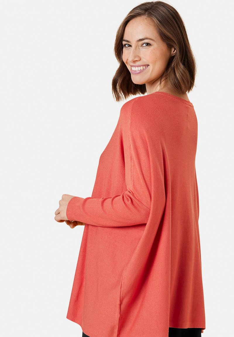 Damen Strickjacken | Masai FANASI Strickpullover spiced coral/orange-meliert - QQ68699 Damen Strickjacken | Masai FANASI Strickpullover spiced coral/orange-meliert - QQ68699