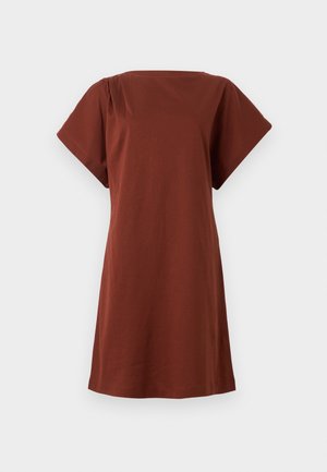 Selected, SLFCALLI SHORT DRESS - Trikotaažkleit - cherry mahogany