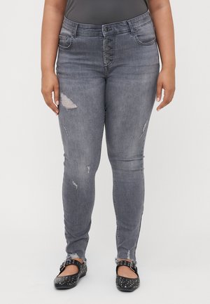 CARWILLY LIFE - Jeans Skinny Fit - grey denim