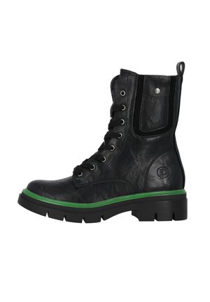 JAZZLY  - Lace-up ankle boots - schwarz grün
