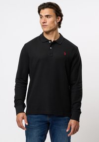 BRETT LONG SLEEVE  - Poloshirt - black