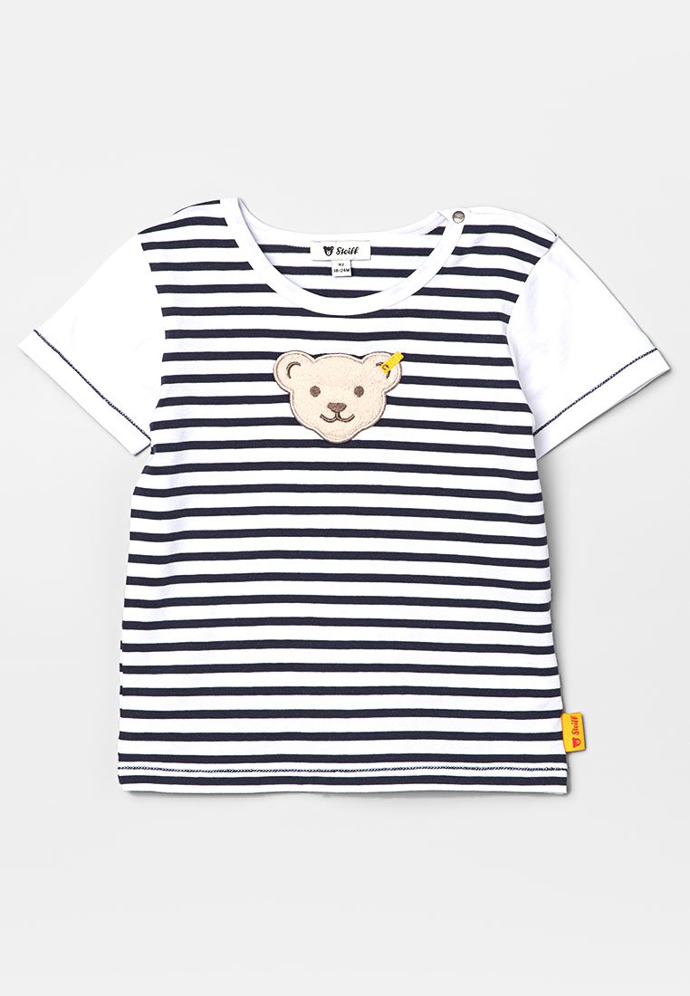 Steiff T-shirt print wit Steiff T-shirt print wit
