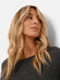 Just Cashmere Trui - mottled anthracite