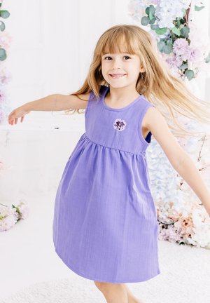 Walkiddy, ROYAL LAVENDER-SLEEVELESS DRESS - Jerseykleid - purple