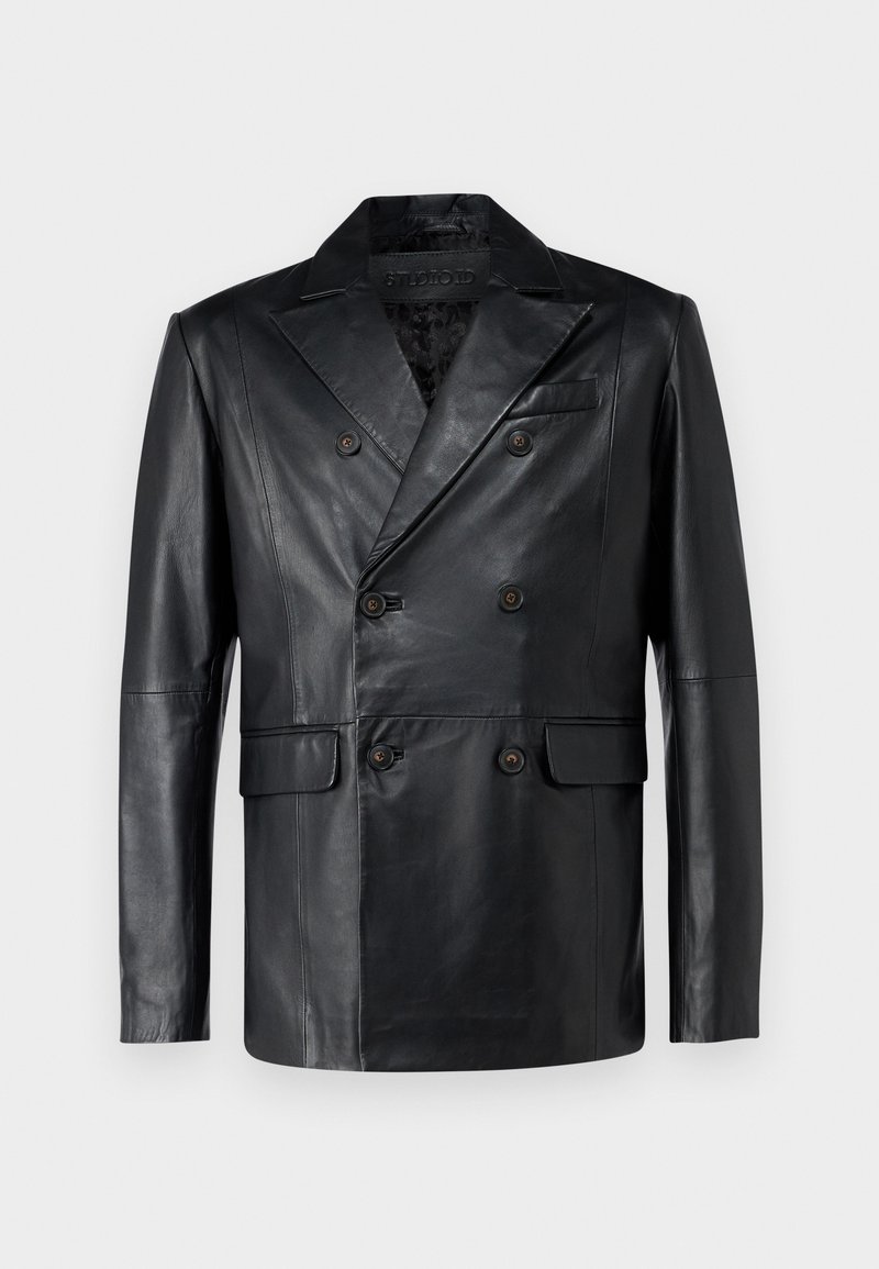 STUDIO ID Leren jas zwart