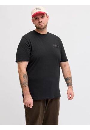 JJEARCHIVE GRAPHIC TEE SS O-NECK PLS - T-Shirt print - black