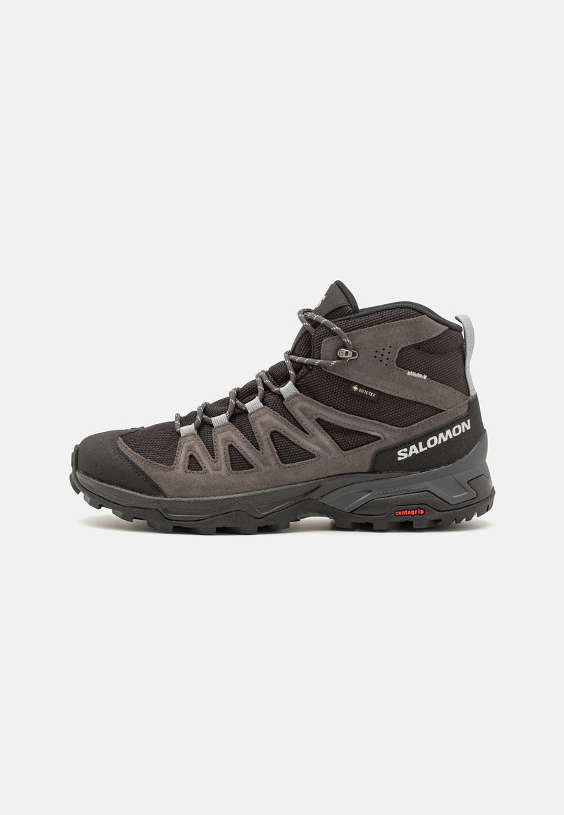 Salomon X WARD MID GTX - Zapatillas de senderismo - phantom/black/magnet