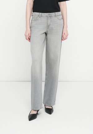 JDYKATIE - Široké nohavice - light grey denim