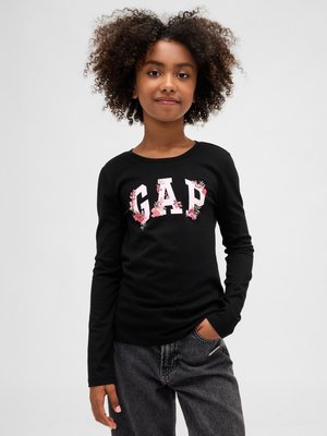 GAP KIDS GAP LOGO T-SHIRT - Long sleeved top - black