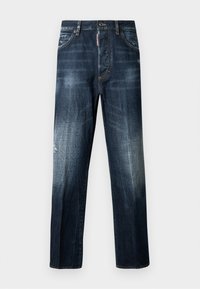 BOSTON JEAN - Calças de ganga de perna direita - navy blue