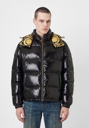Versace, JACKET BAROCCO PRINT - Пухено яке - black