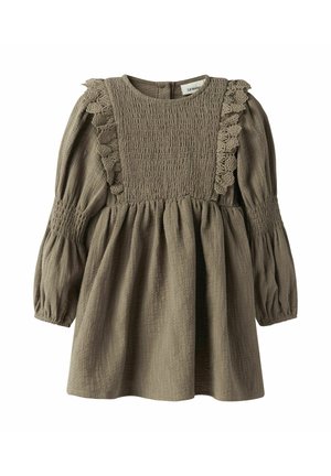 Dnevna obleka - sepia tint