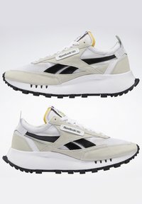 Reebok Classic CLASSIC LEGACY UNISEX - Sapatilhas - ftwr white/core black/acid yellow
