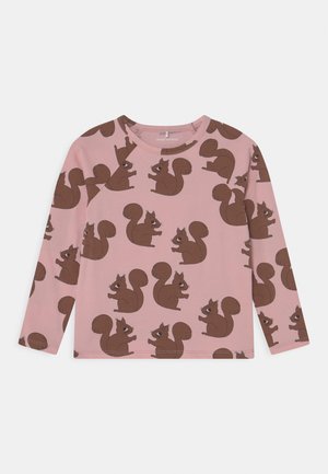 SQUIRREL RAGLAN TEE - Long sleeved top - pink