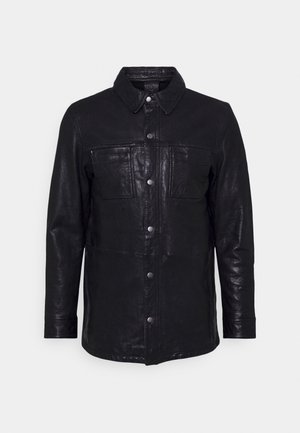 Leren jas - black