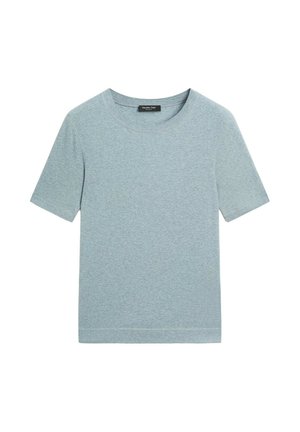 Massimo Dutti, Basic T-shirt - blue
