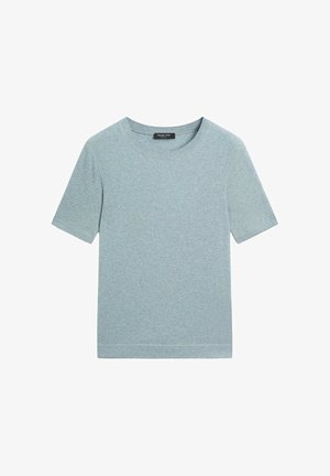 Massimo Dutti, Basic T-shirt - blue