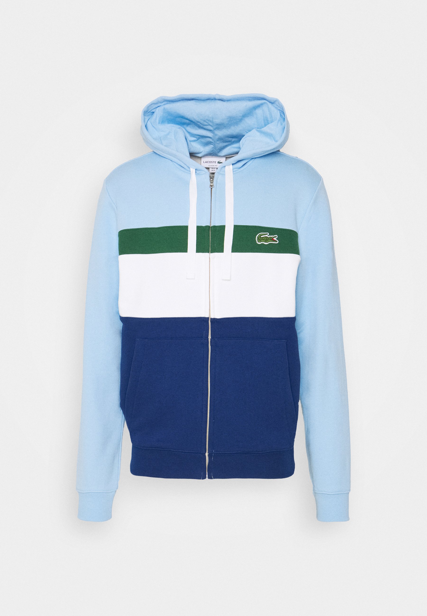 light blue lacoste hoodie