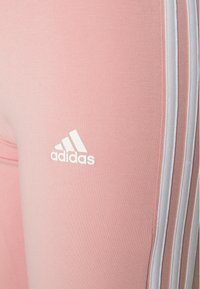 adidas Sportswear 3 STRIPES - Leggings - mauve/white