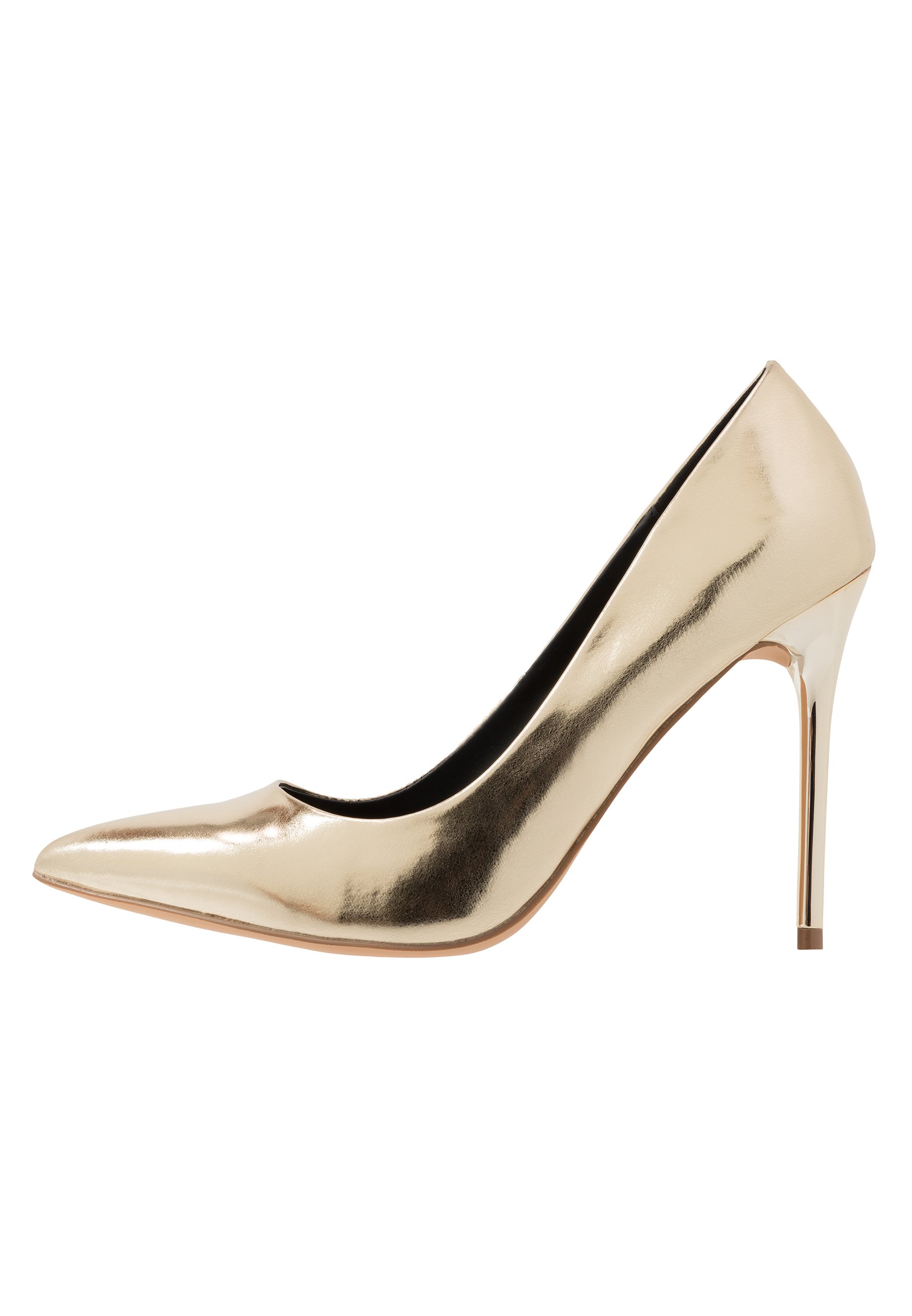escarpin doré zalando