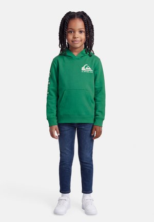 OMNI LOGO YOUTH UNISEX - Mikina s kapucňou - dark green