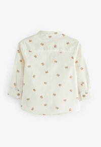 Next GRANDAD COLLAR PRINTED - REGULAR FIT - Ing - white bear aop