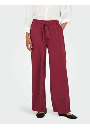ONLNOVA NORMAL - Pantalones - ruby wine