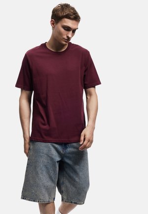 SHORT SLEEVE - T-Shirt basic - bordeaux