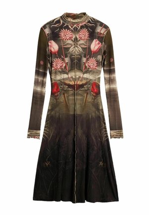 Desigual, LONG PRINTED DRESS - Freizeitkleid - black