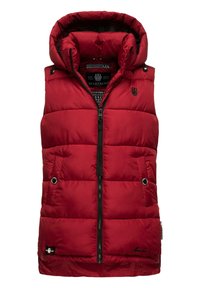 ZARINAA - Bodywarmer - blood red