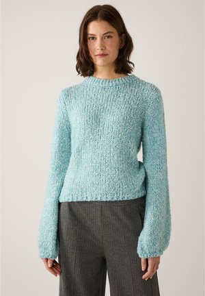 More & More KUSCHELIG WARMER PULLOVER - Trui - blue haze