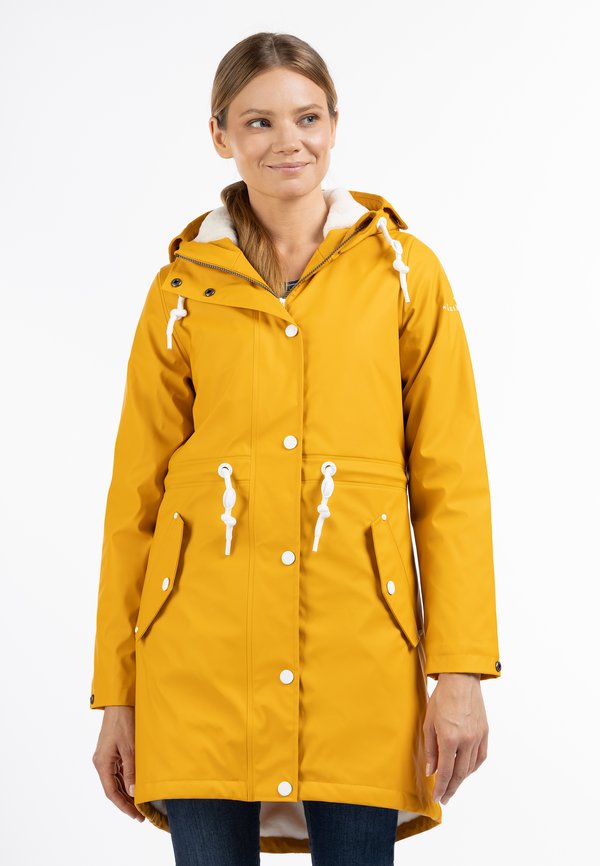 Regenjacke / wasserabweisende Jacke - senf