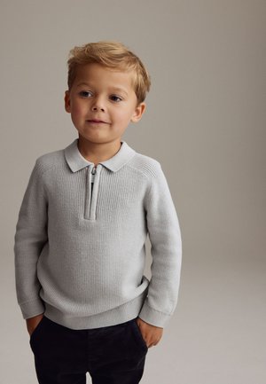 Next, REGULAR FIT - T-shirt à manches longues - light grey