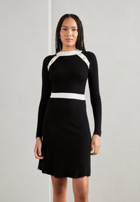 Anna Field - Jumper dress - black/white Thumbnail Image 1