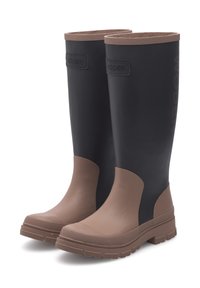 Woden Bottes en caoutchouc - black cortado