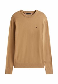 PIMA ORG CTN CASHMERE CREW NECK - Pullover - timeless camel