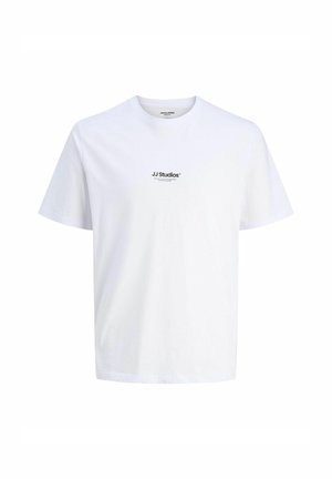 JJESOHO TEE CREW NECK  - Print T-shirt - white
