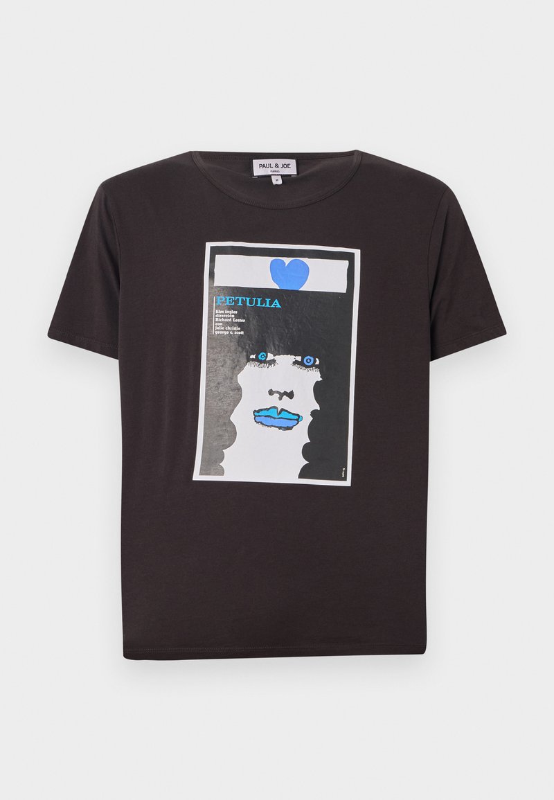 Paul & Joe T-shirt print antraciet