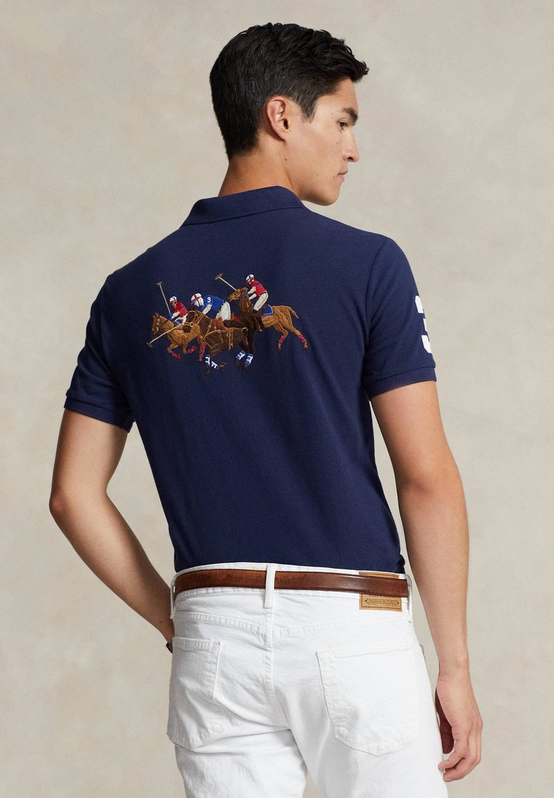 Polo Ralph Lauren SHORT SLEEVE - Piké - newport navy/mörkblå - Zalando.se