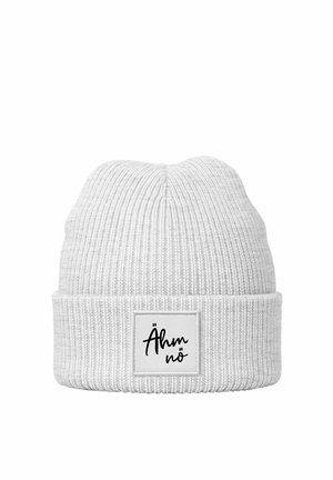 PATCH ÄHM NÖ AUFDRUCK SPRUCH PRINT - Mütze - grau