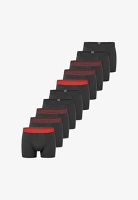 Non selezionato, schwarz rot