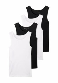 IM VIERERPACK - Camiseta interior - weiß mittel multicolor