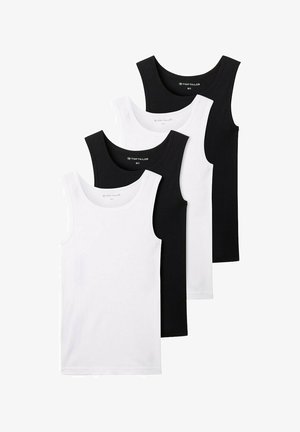 IM VIERERPACK - Potkošulja - weiß mittel multicolor
