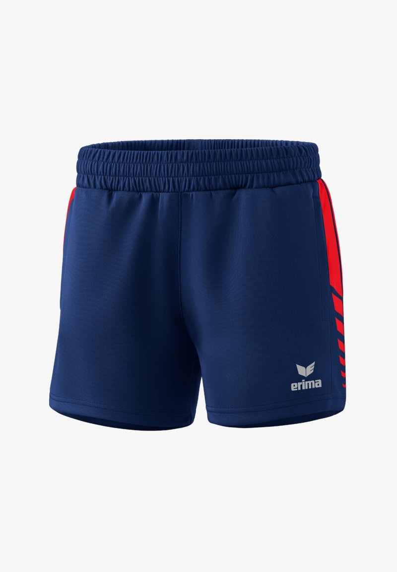 Erima SIX WINGS WORKER - Pantalón corto de deporte - blaurot