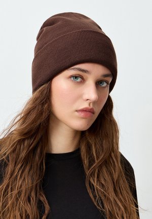 House, BEANIE - Beanie - dark brown
