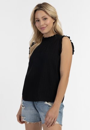 ABREL - Blouse - schwarz